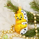 Ёлочная игрушка &quot;Мишка на дереве&quot;, микс