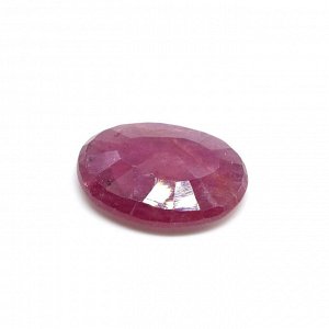 Кабошон из рубина овал гр.12*14мм, 6,35ct