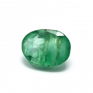 Кабошон изумруд овал огранка 6*8мм, 1,25ct