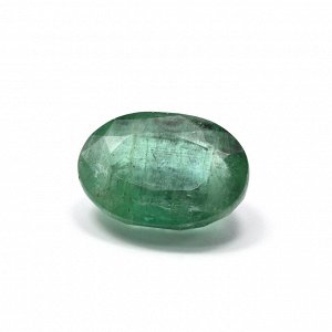 Кабошон изумруд овал 7*10мм в ювелирной огранке, 2,45ct