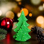Свеча декоративная &quot;Еловый лес&quot;, 7,5?4,5?12 см
