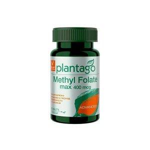 Фолиевая кислота Plantago Methyl Folate 400мкг - 60 таб.