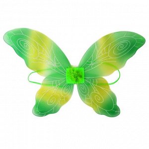 Карнавальные крылья «Взлёт», цвет зелёный
