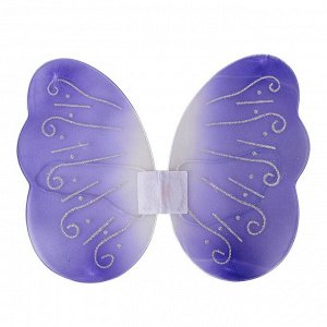 Карнавальные крылья «Узор», для детей, цвет фиолетовый