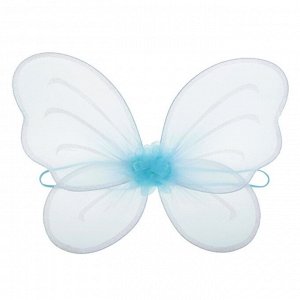 Карнавальные крылья «Фея», для детей, цвет голубой