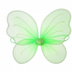 Карнавальные крылья «Бабочка», для детей, цвет салатовый