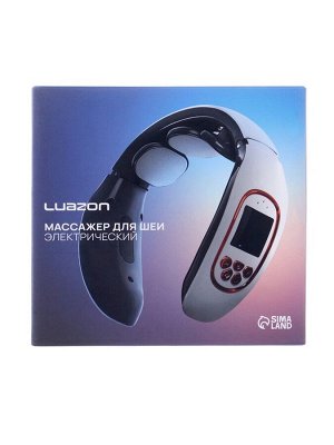 Массажёр для шеи Luazon LEM-50, 4 Вт, 4 режима, USB (в комплекте), АКБ, белый