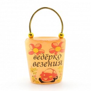 Талисман из камня селенита "Ведёрко-Везения", 38*23*65мм