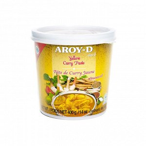 Паста карри желтая  AROY-D 1/400гр 1\24