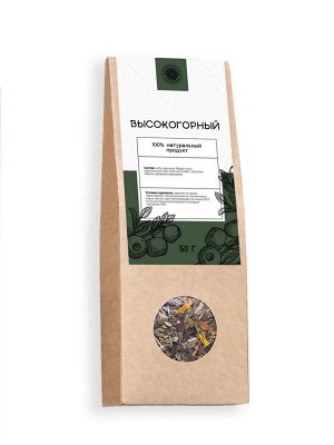 Травяной чай Высокогорный 50гр крафт-коробка