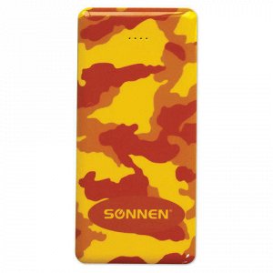 Аккумулятор внешний SONNEN POWERBANK V31Y КАМУФЛЯЖ-ПЕСОК, 12