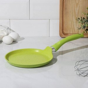 Сковорода блинная, 220 мм, АП, литой алюминий, TRENDY STYLE lime, 1/10