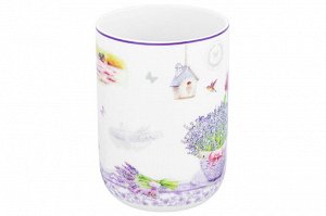 Кружка 400 мл "Лаванда" из NEW BONE CHINA, 11,5x7,5x10,5 см
