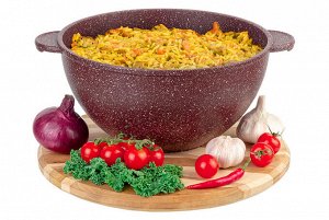 Казан 4 л "Рубин" с крышкой, диаметр 24 см, 30,5*25,5*17,5 см, ГАРМОНИЯ ВКУСА