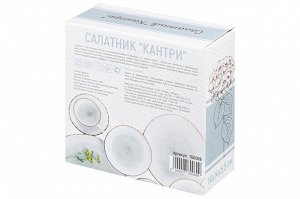 Салатник "Кантри" голубой, 14x14x5,5 см, 500 мл