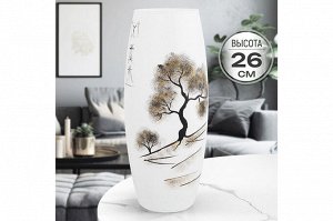 Ваза для цветов "Бонсай" 11x11x26 см, бочонок