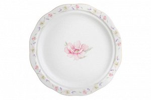 Блинница с крышкой 23,5x23,5x12,5 см "Диана", фарфор NEW BONE CHINA