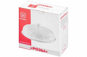 Блинница с антипригарным покрытием 23x23 см "Розы"