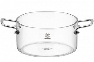 Кастрюля 2,5 л с крышкой Crystal Glass 30x20x14,5 см