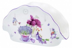 Салфетница "Лаванда" из NEW BONE CHINA, 14,5x4,5x7,5 см