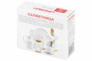 Салфетница "Розы" на деревянной подставке, 12x5x9 см