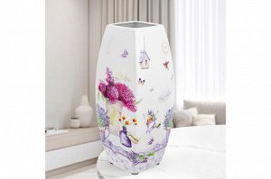 Квадратная ваза "Лаванда" 2,2 л из NEW BONE CHINA, 11,5x11,5x26 см