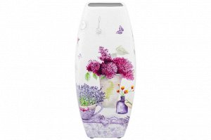 Квадратная ваза "Лаванда" 2,2 л из NEW BONE CHINA, 11,5x11,5x26 см