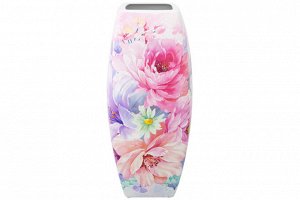 Ваза квадратная "Акварель" из NEW BONE CHINA, 3,15 л, 12,5x12,5x30 см