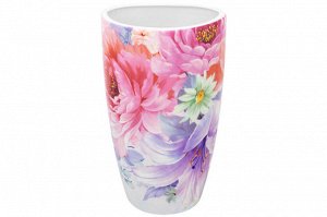 Ваза 1,5 л "Акварель" из NEW BONE CHINA, 12,5*9,5*22 см