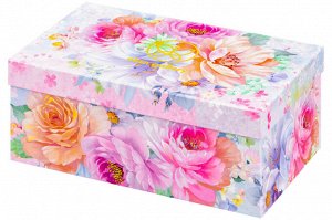 Ваза 1,5 л "Акварель" из NEW BONE CHINA, 12,5*9,5*22 см