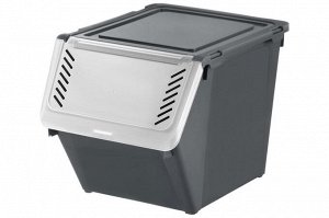 Контейнер для овощей 14,5 л, серый, 25,5 x 35 x 25 см