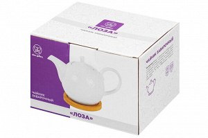 Чайник 900 мл с подставкой "Лоза" (22,5*13*14 см)