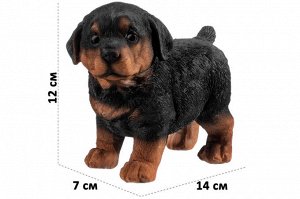 Декоративная фигурка Ротвейлера 14x7x12 см