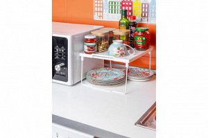 Подставка "Лофт" белая на металлических ножках 29x25,8x17,5 см (модель 600106)