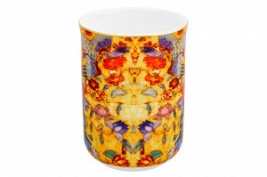 Кружка 350 мл "Дама с веером" из NEW BONE CHINA, размер 10,8x7,5x10,5 см