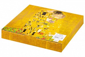 Тарелка декоративная "Поцелуй" с подставкой, 20x20x2 см, NEW BONE CHINA
