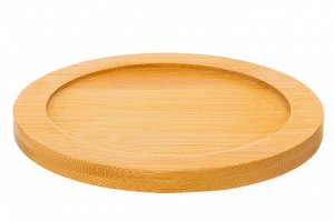 Чайник 1,1 л с подставкой из бамбука "Лимоны", NEW BONE CHINA