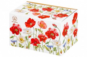 Чайник 1,1 л с подставкой из бамбука "Маки", NEW BONE CHINA