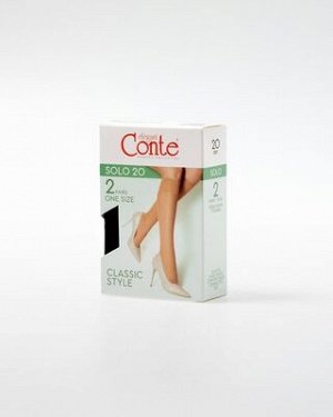 20С-197СП Solo 20 (2 пары) Гольфы жен.(Conte)