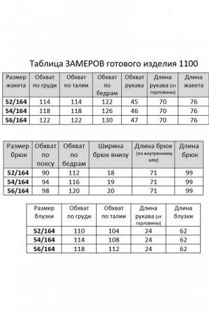 Женский брючный костюм-тройка