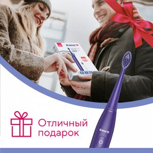 Электрическая зубная щетка B.Well PRO-850 звуковая, фиолетовый