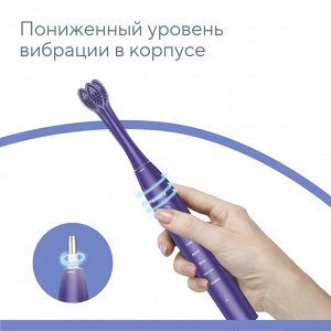 Электрическая зубная щетка B.Well PRO-850 звуковая, фиолетовый