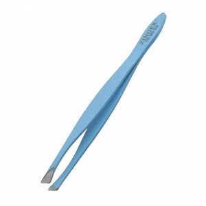 Зингер Пинцет скошенный, светло-зеленый, ручная заточка zo-TS-105