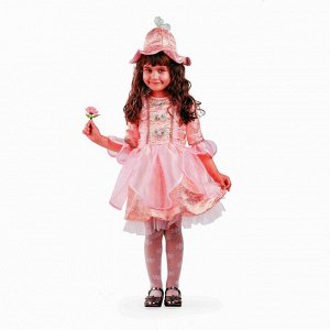 Карнавальный костюм «Дюймовочка», платье, шапка-колокольчик, рост 116 см