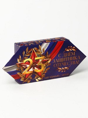 Чай подарочный «23 февраля», вкус: мята, 20 г