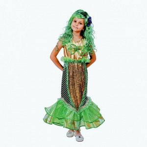 Детский карнавальный костюм «Русалочка», текстиль, размер 30, рост 116 см