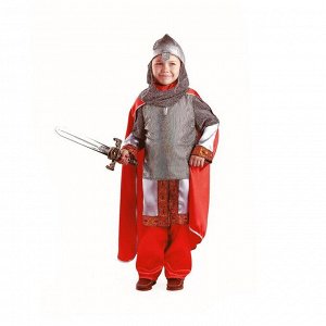 Карнавальный костюм «Богатырь», текстиль, размер 28, рост 110 см