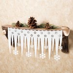 ❄ ︎Украшения на дверь и стол