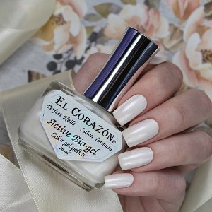 .Active Bio-gel Color gel polish 1301 38 Soft silk-1301-Белый