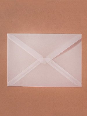 Набор 10 штук конвертов из кальки прозрачные (11.5 х 16.5 см), плотность 113 г/кв.м
